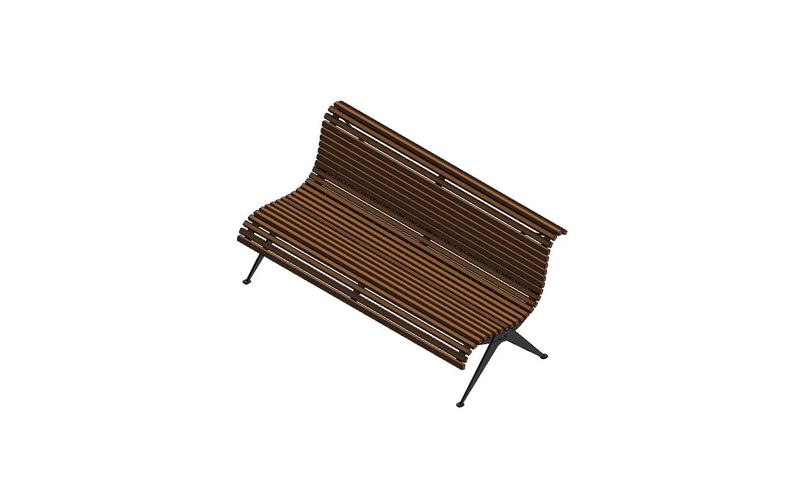 Parametric Exterior Park Bench
