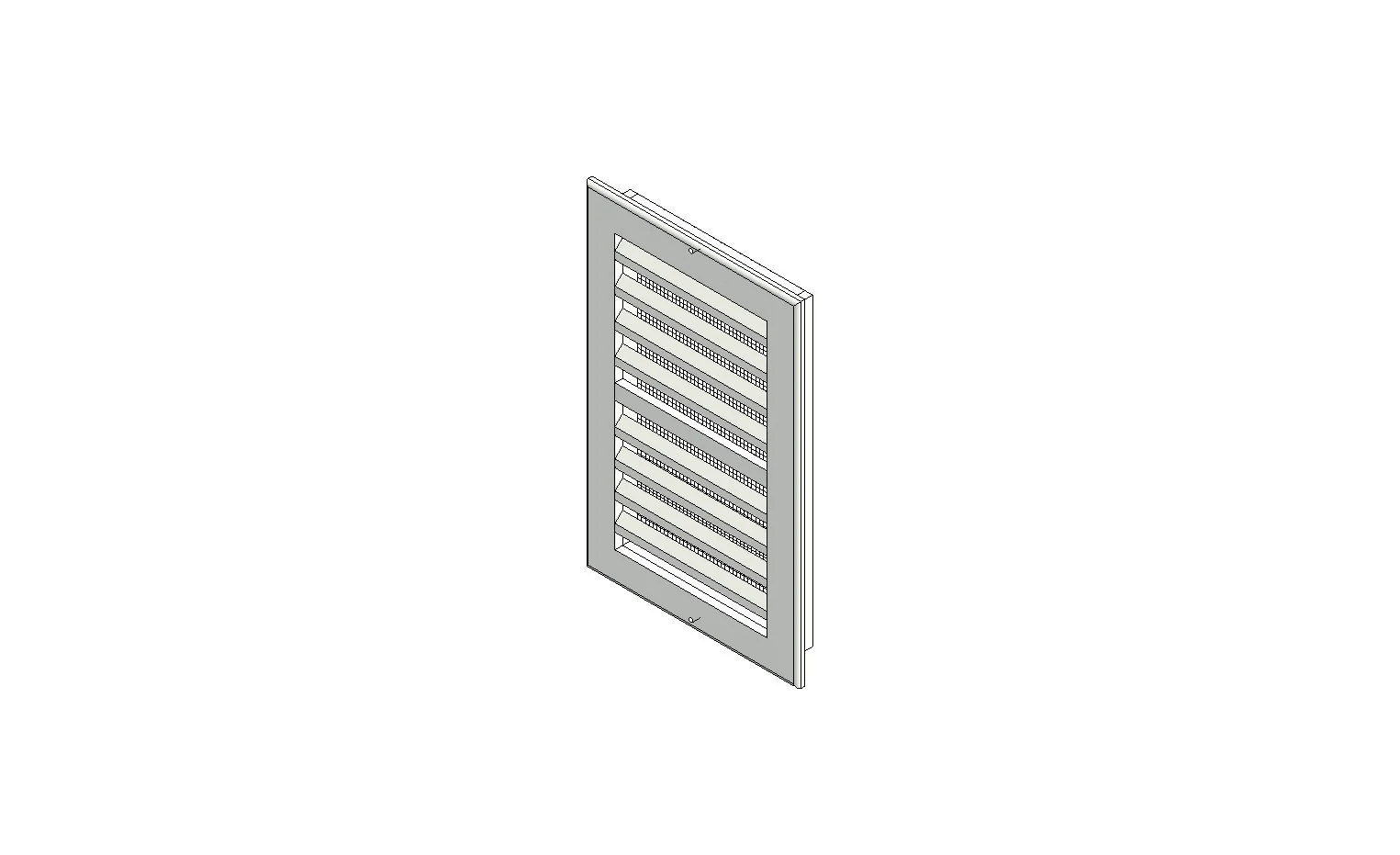Parametric Gable Ventilation Louver