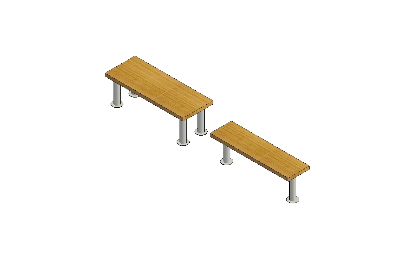 Parametric Locker Room Bench