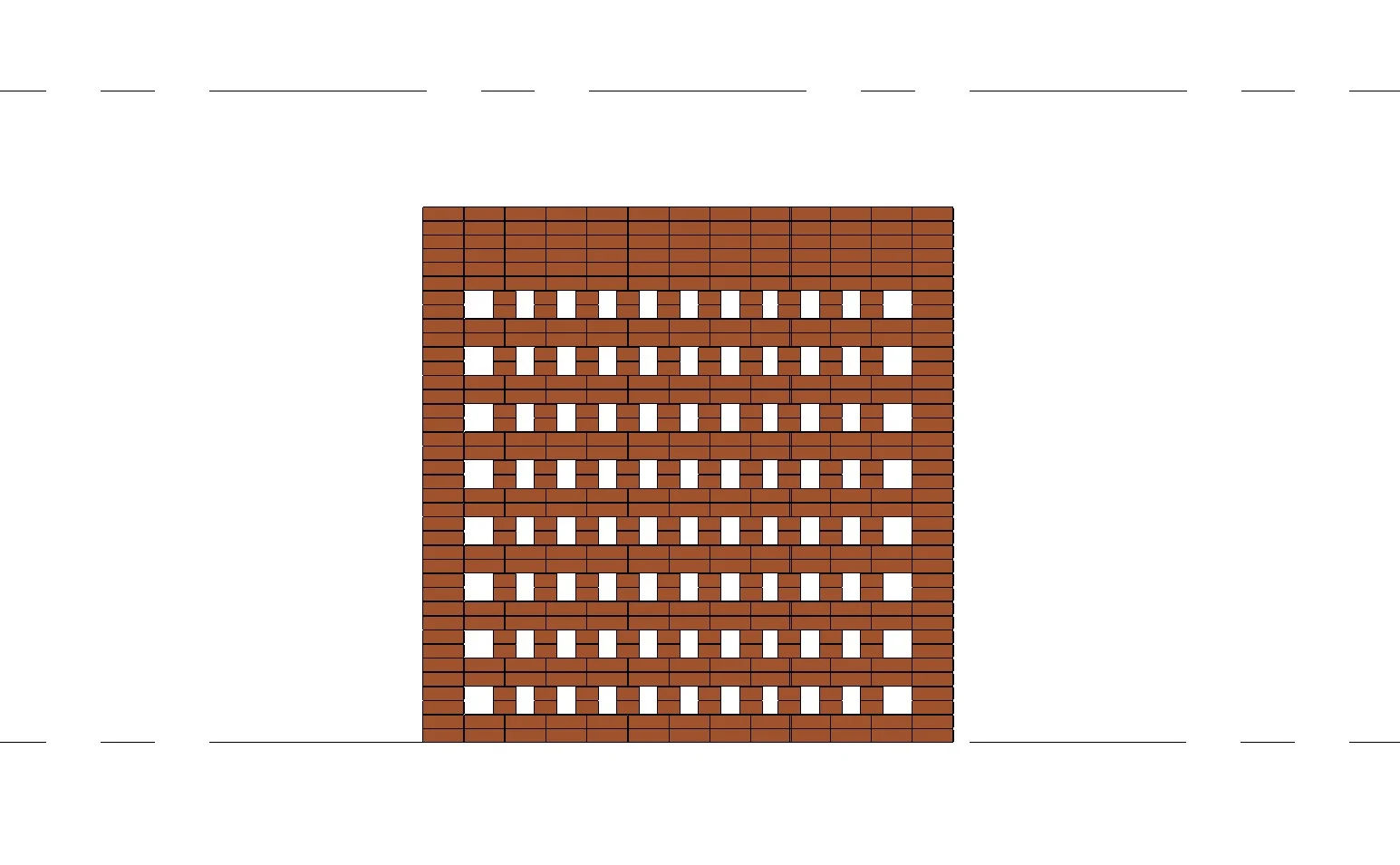 Parametric Perforated Brick Wall