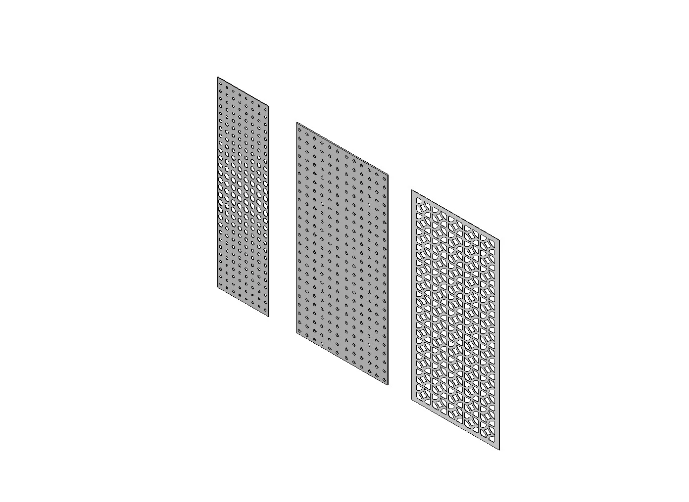 Parametric Perforated Wall Panel