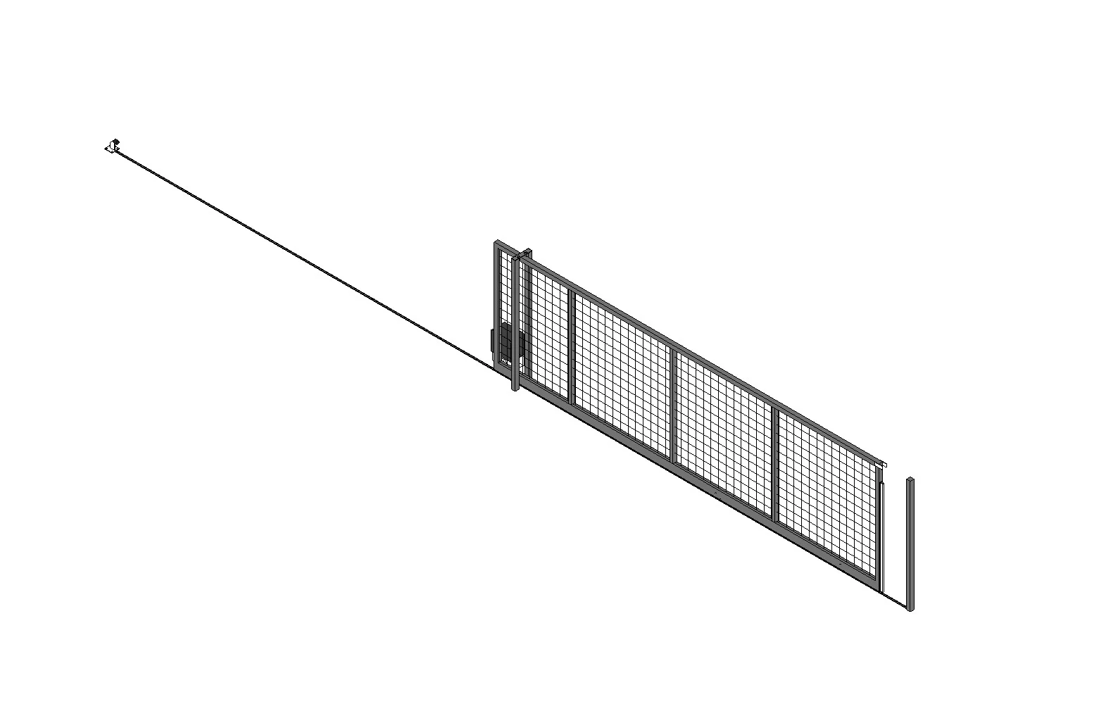 Parametric Rolling Security Gate