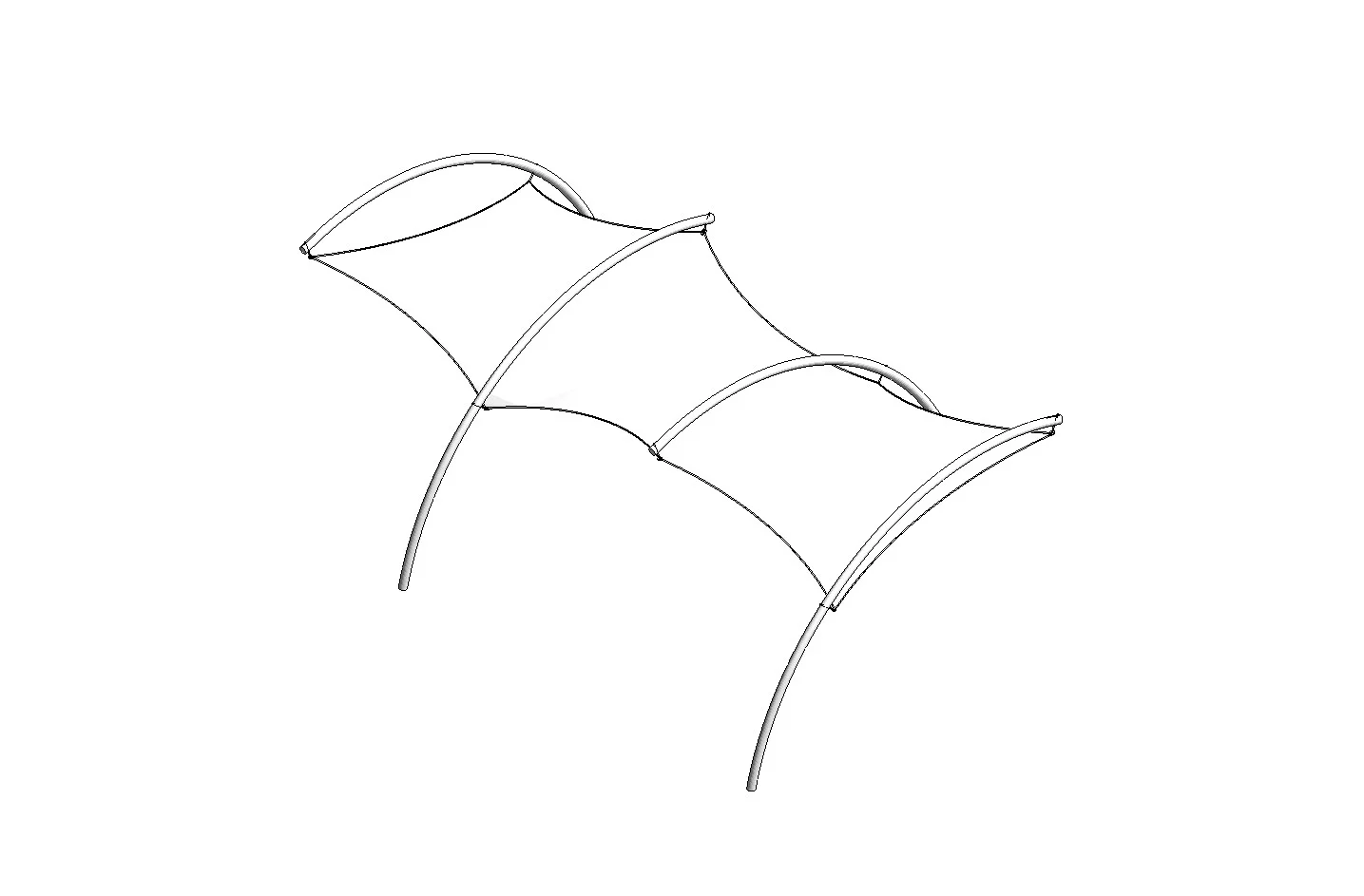 Parametric Tensile Canopy Shade