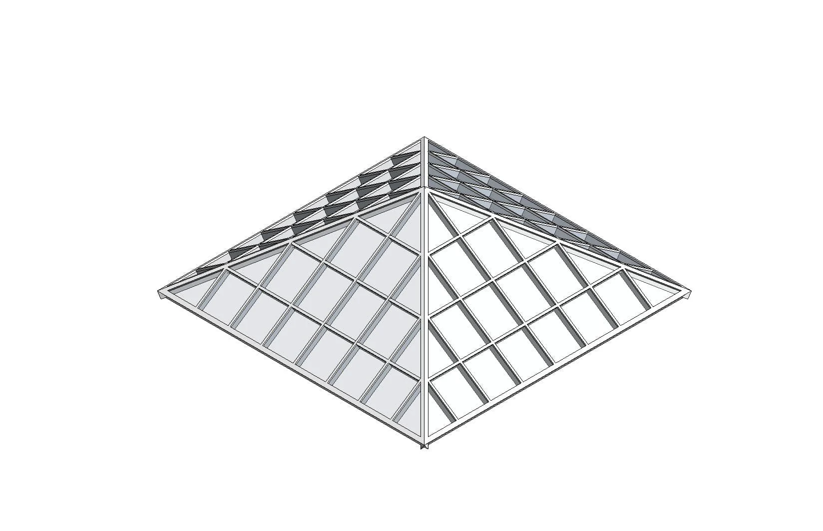Pyramid Roof Skylight