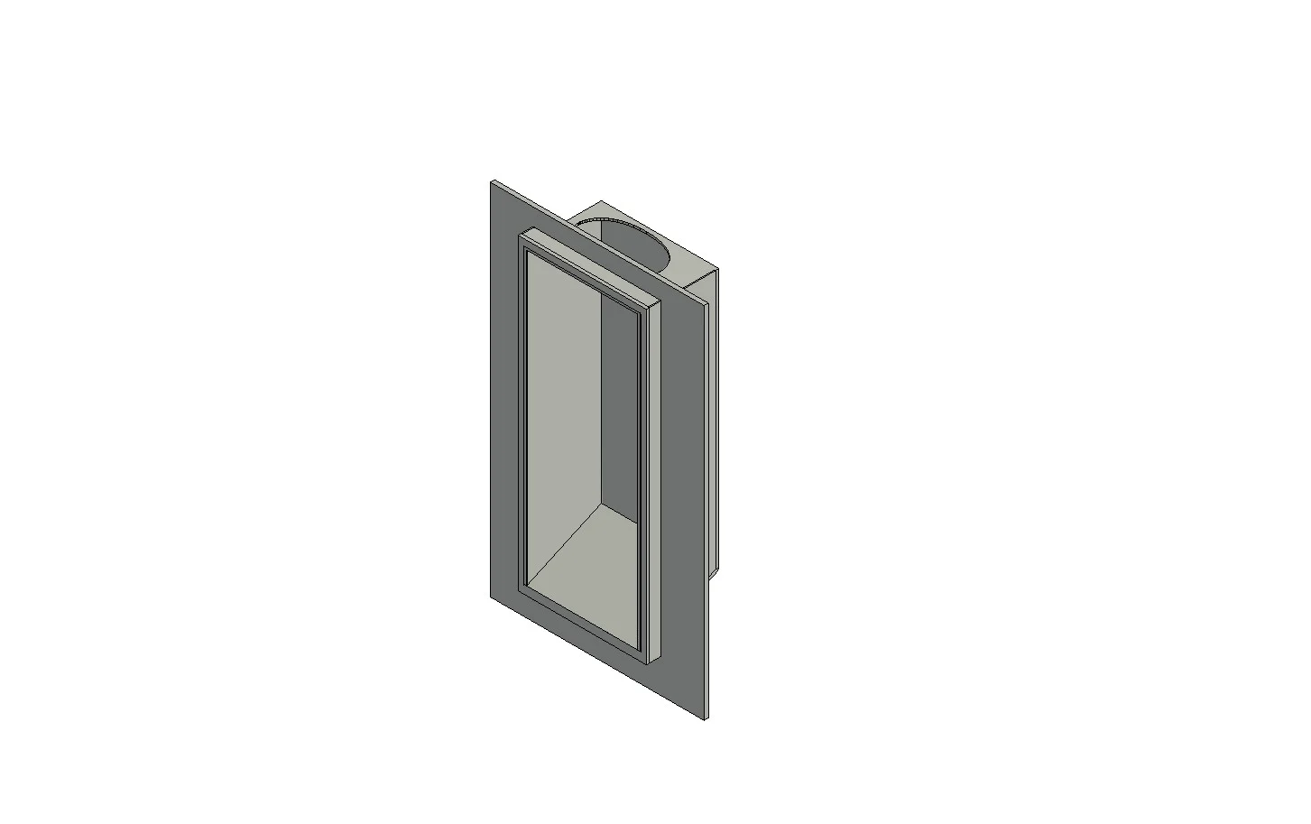 Recessed Dryer Vent Box