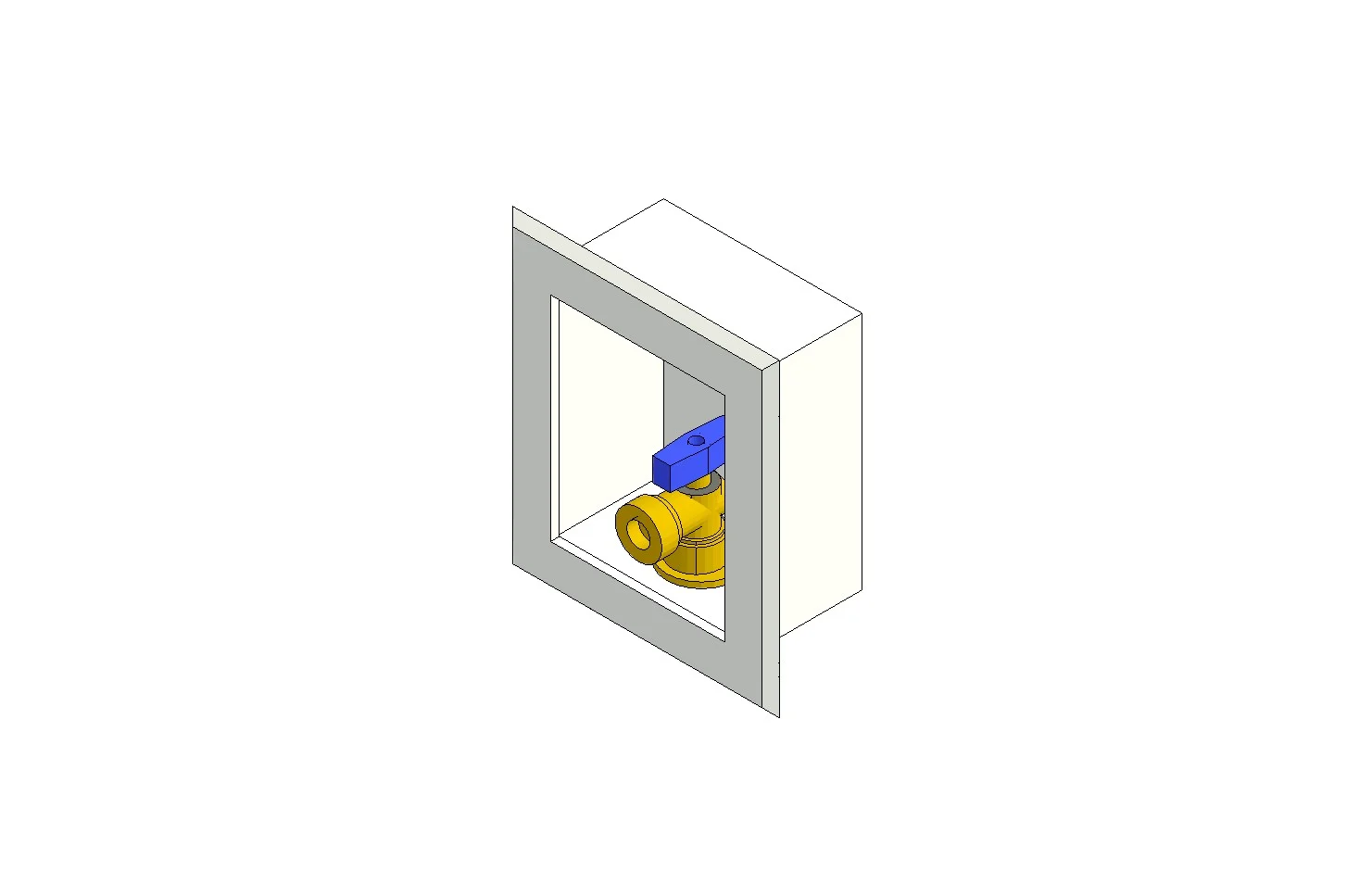 Recessed Ice Maker Box