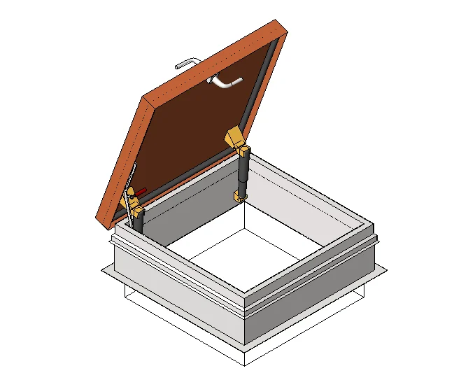 Roof Hatch Ladder Access Door