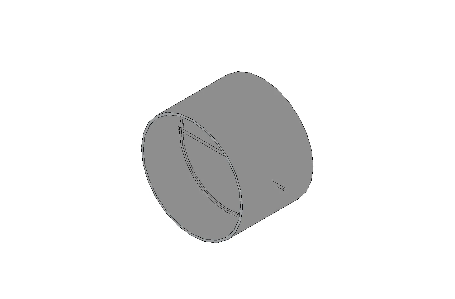 Round Backdraft Damper