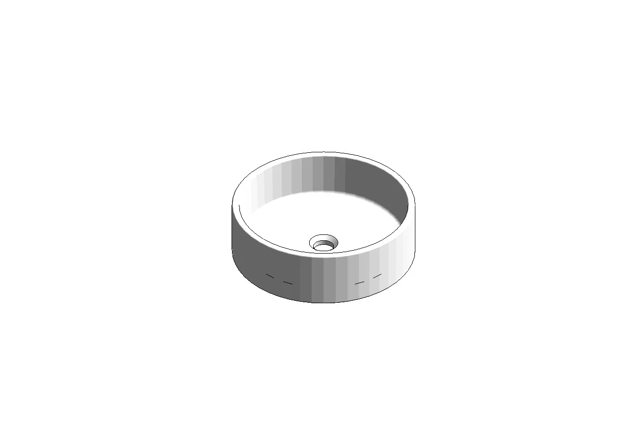 Round Basin Plumbing Sink
