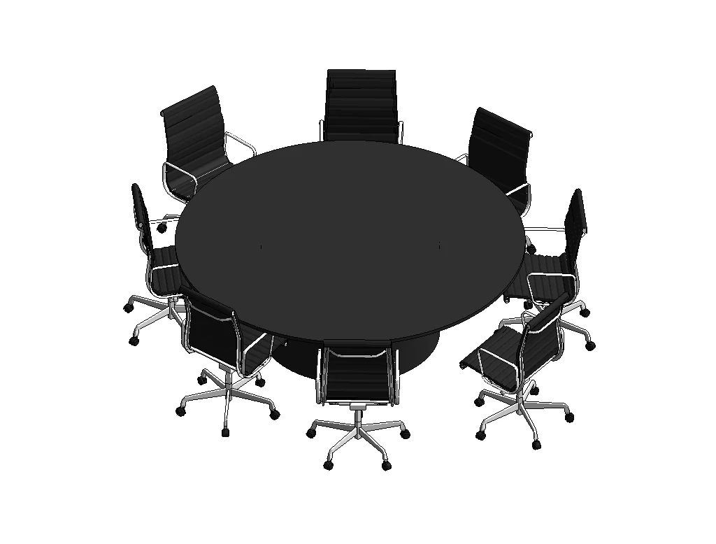 Round Conference Table