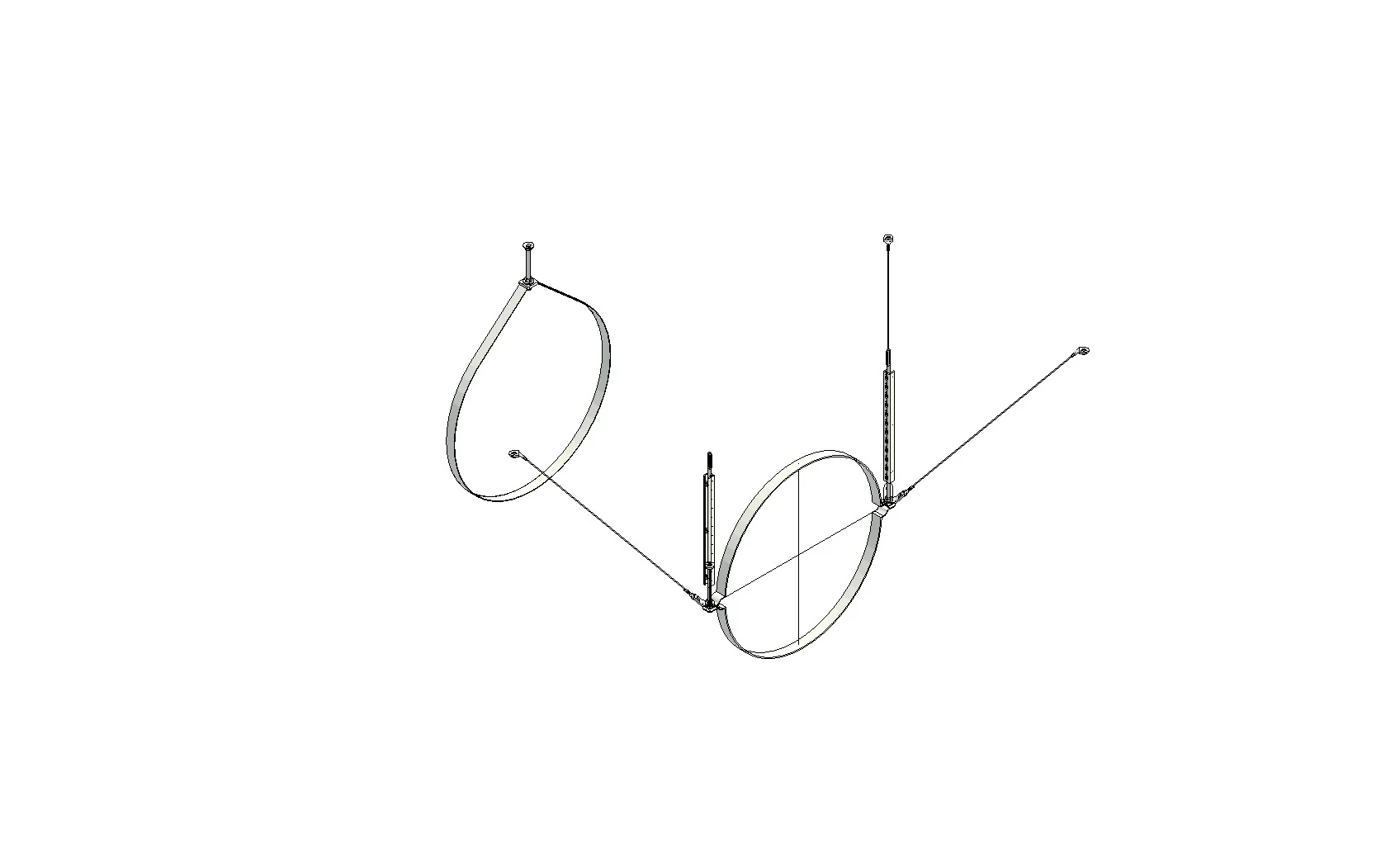 Round Duct Hanger Support
