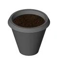 Round Plant Pot Planter
