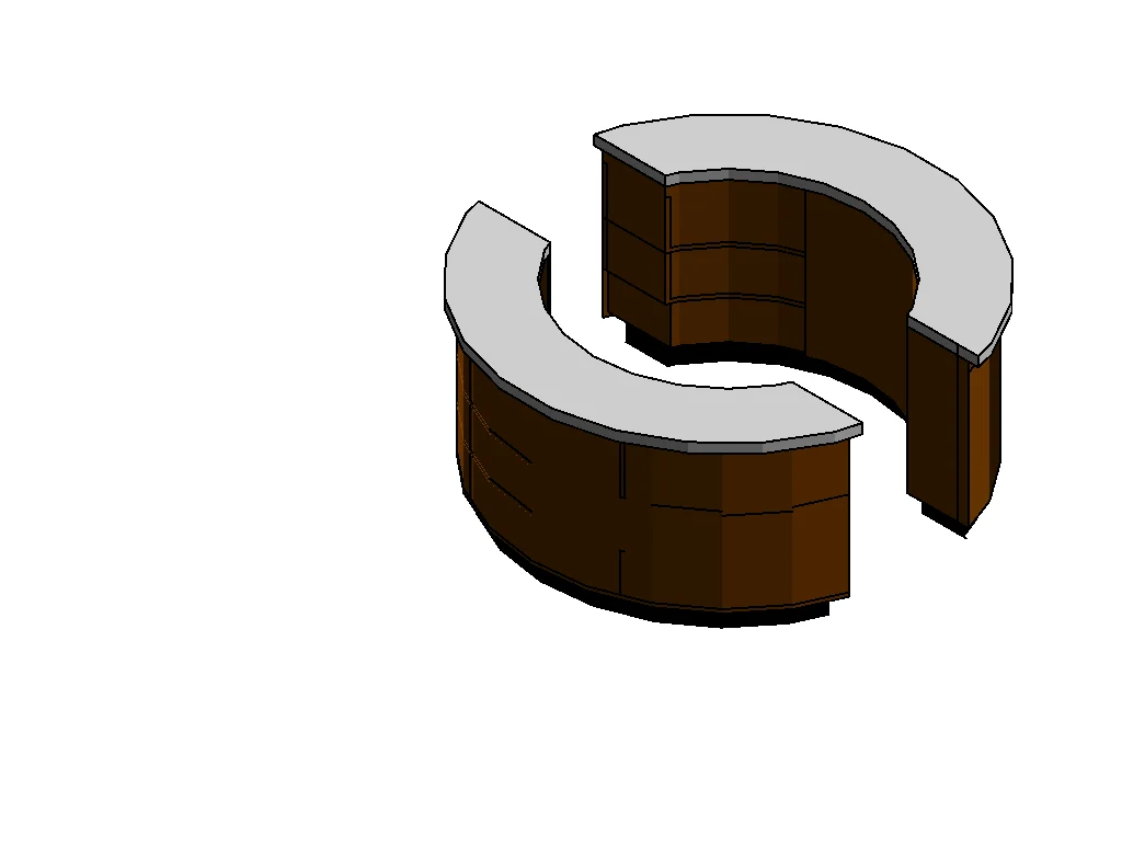 Round Reception Desk