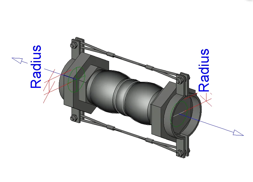 Rubber Expansion Joint Double Union