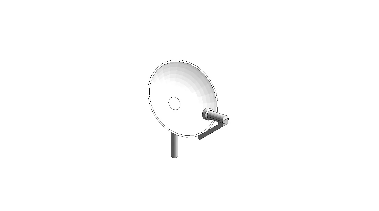Satellite Dish Roof Antenna