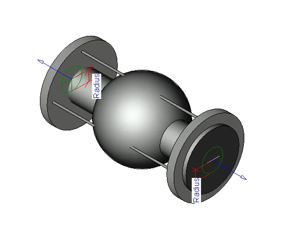 Self Restrained Rubber Expansion Joint