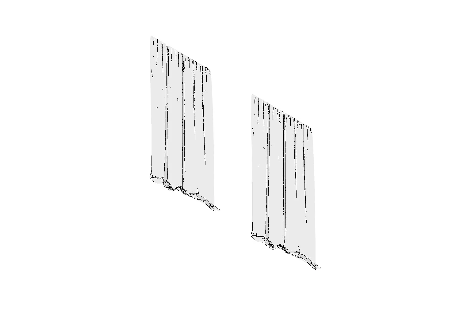 Sheer Fabric Window Curtain