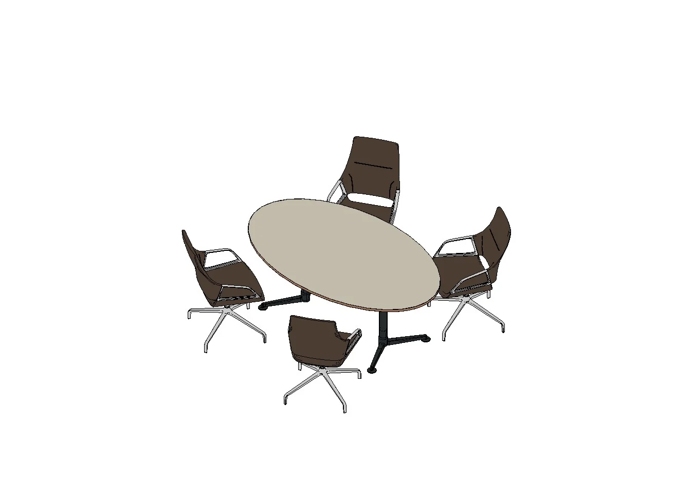 Small Oval Conference Table