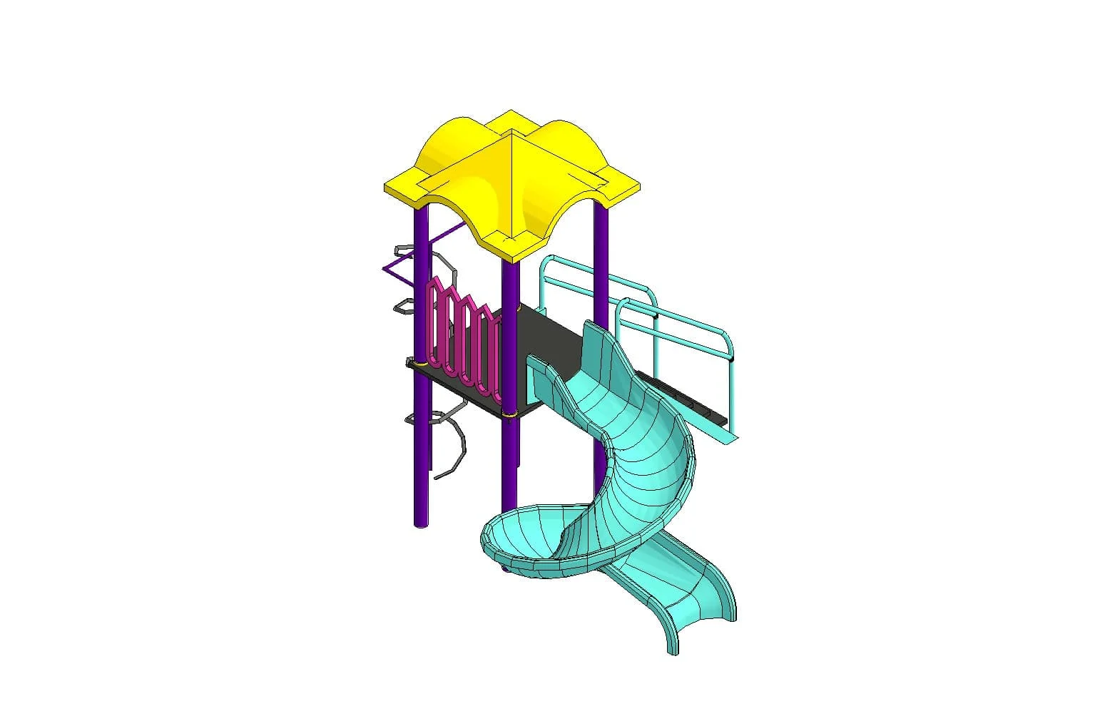 Spiral Playground Slide
