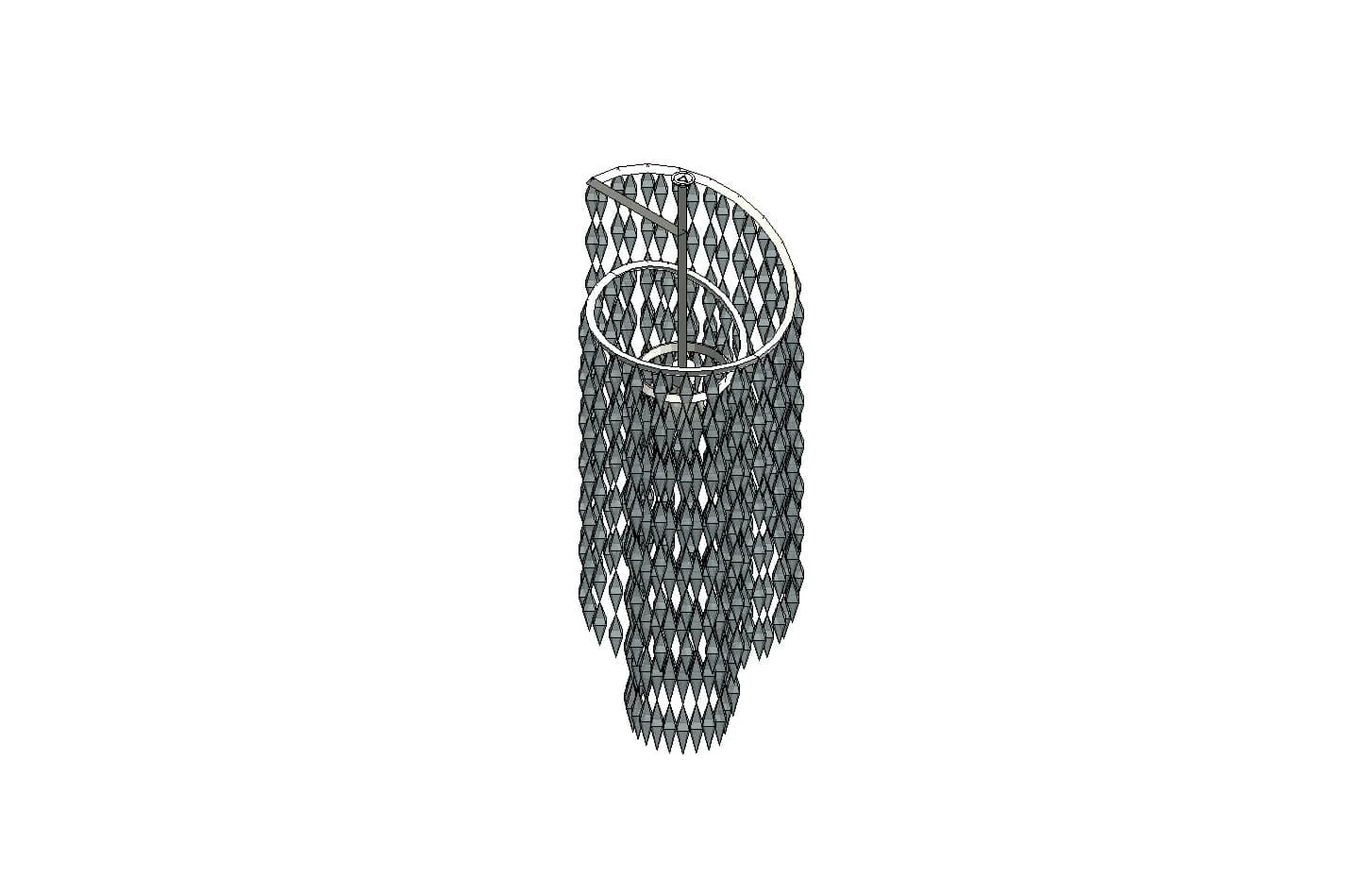 Spiral Staircase Chandelier Lighting