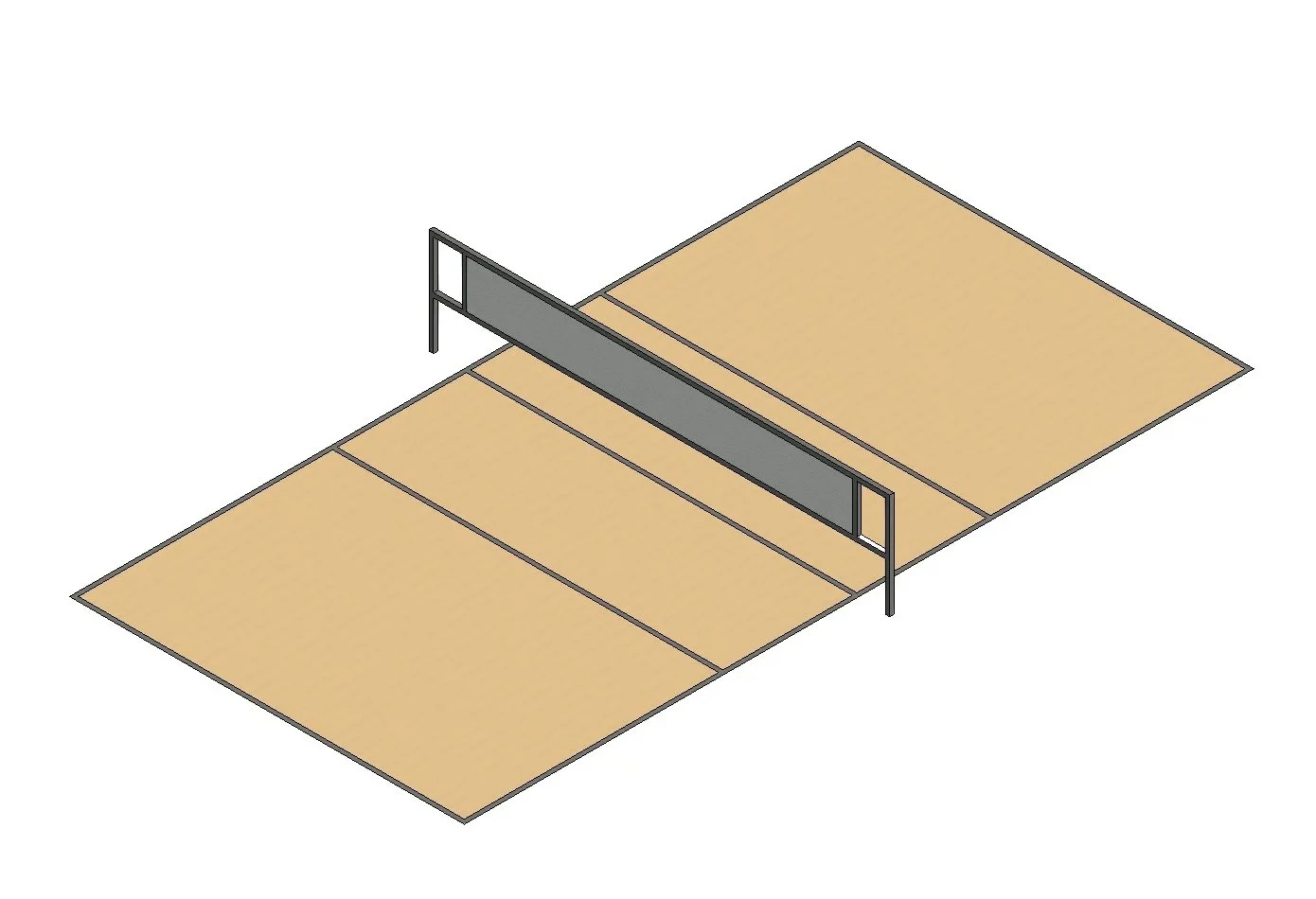 Standard Volleyball Court