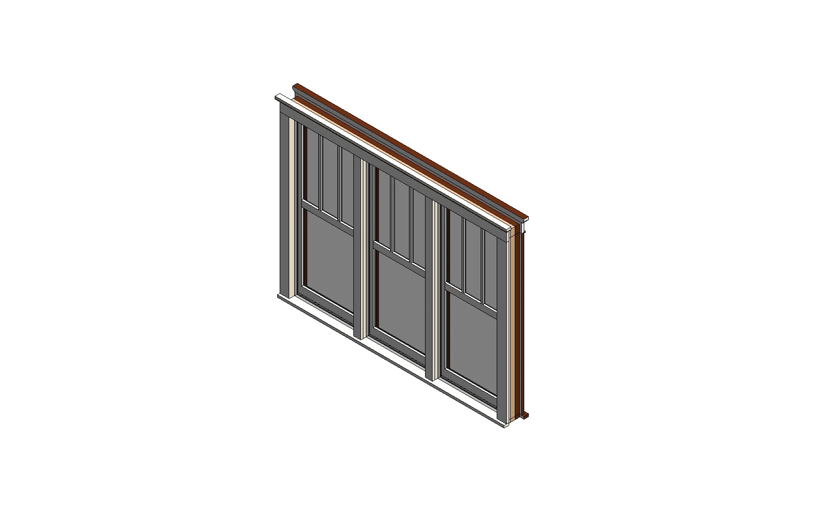 Triple Casement Double Hung Window