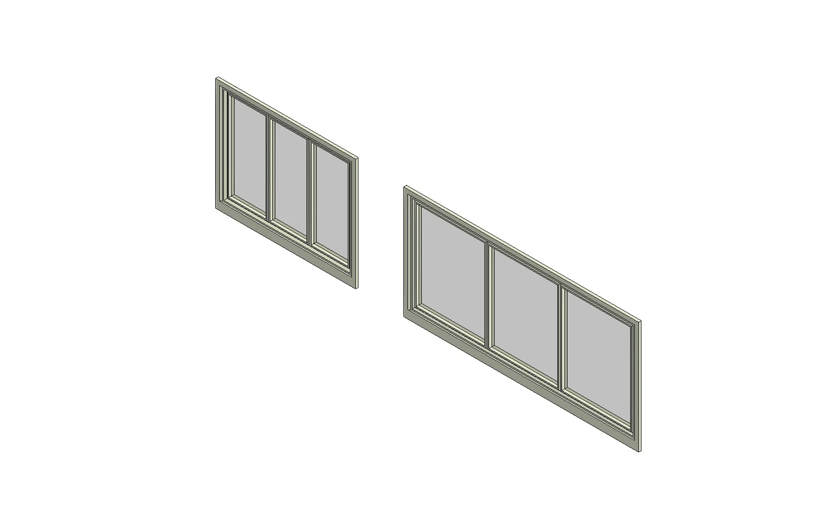 Triple Casement Window