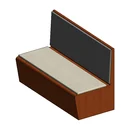 Upholstered Recessed Alcove Bench