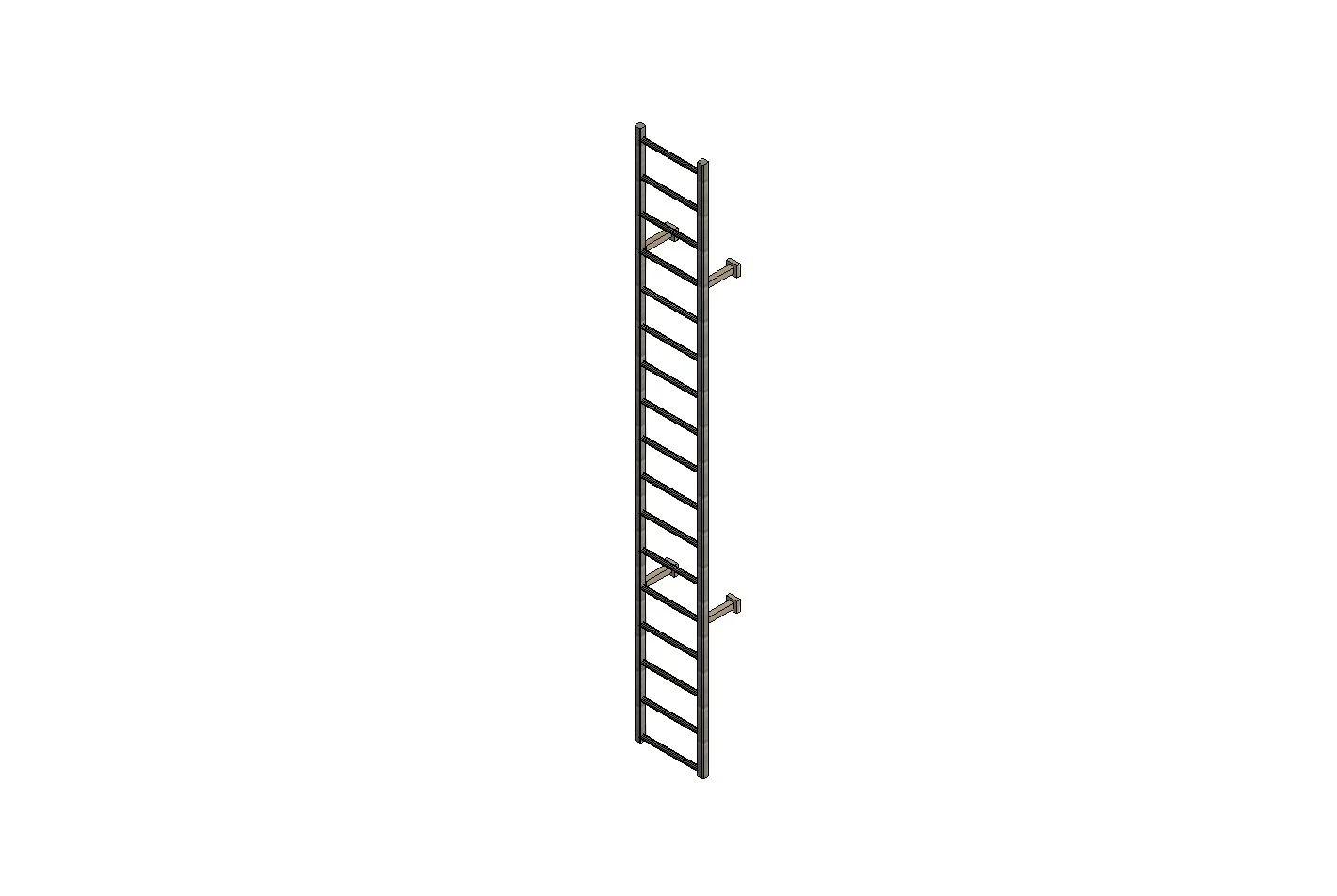 Vertical Elevator Pit Ladder
