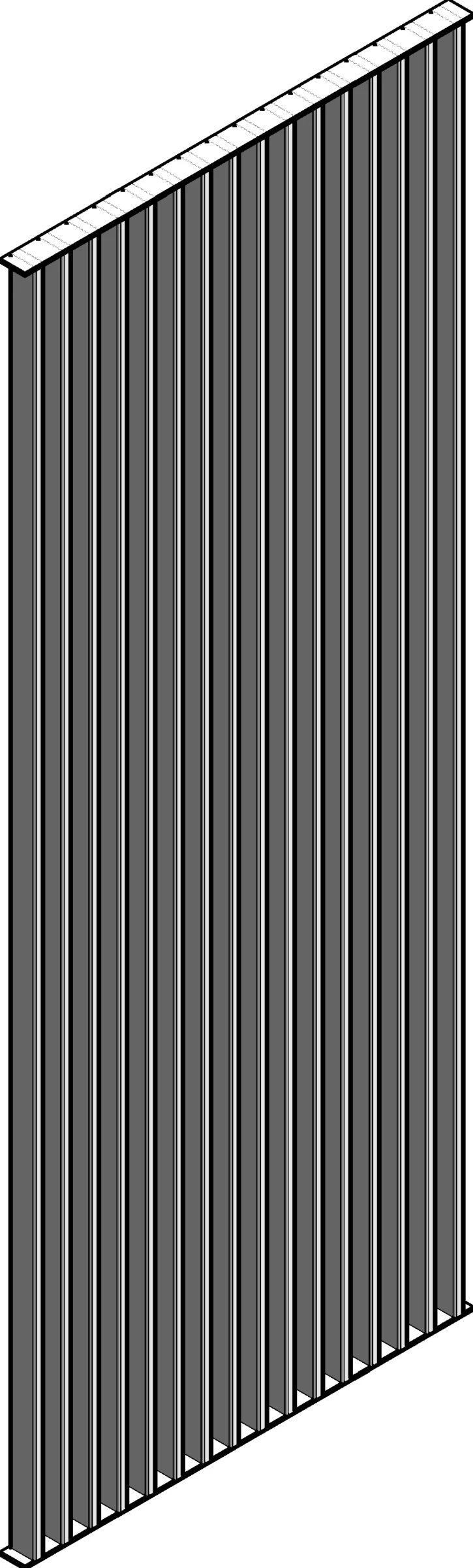 Vertical HVAC Louvers
