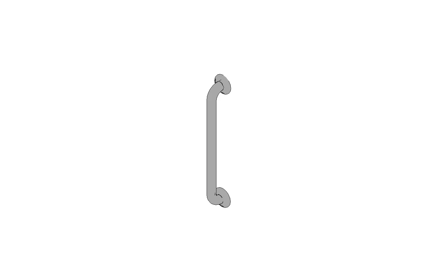 Vertical Wall Mounted Grab Bar