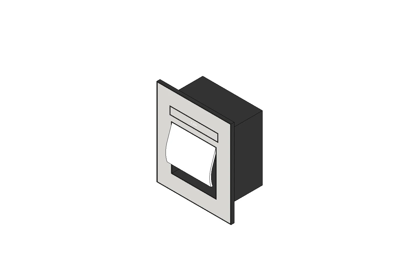 Wall Mount Tissue Dispenser