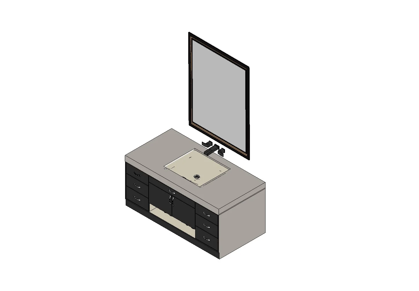 Wall Mounted Floating Vanity