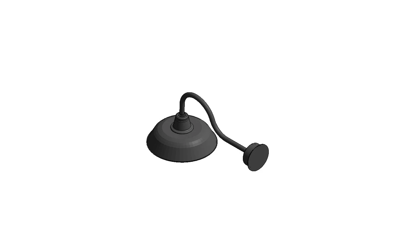 Wall Mounted Gooseneck Light