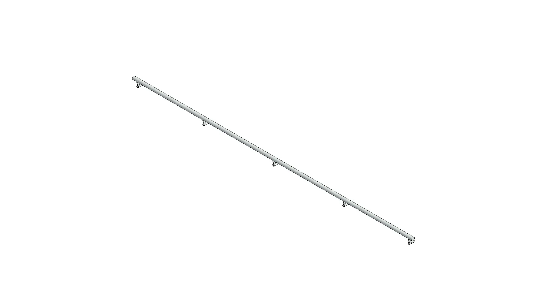 Wall Mounted Metal Railing