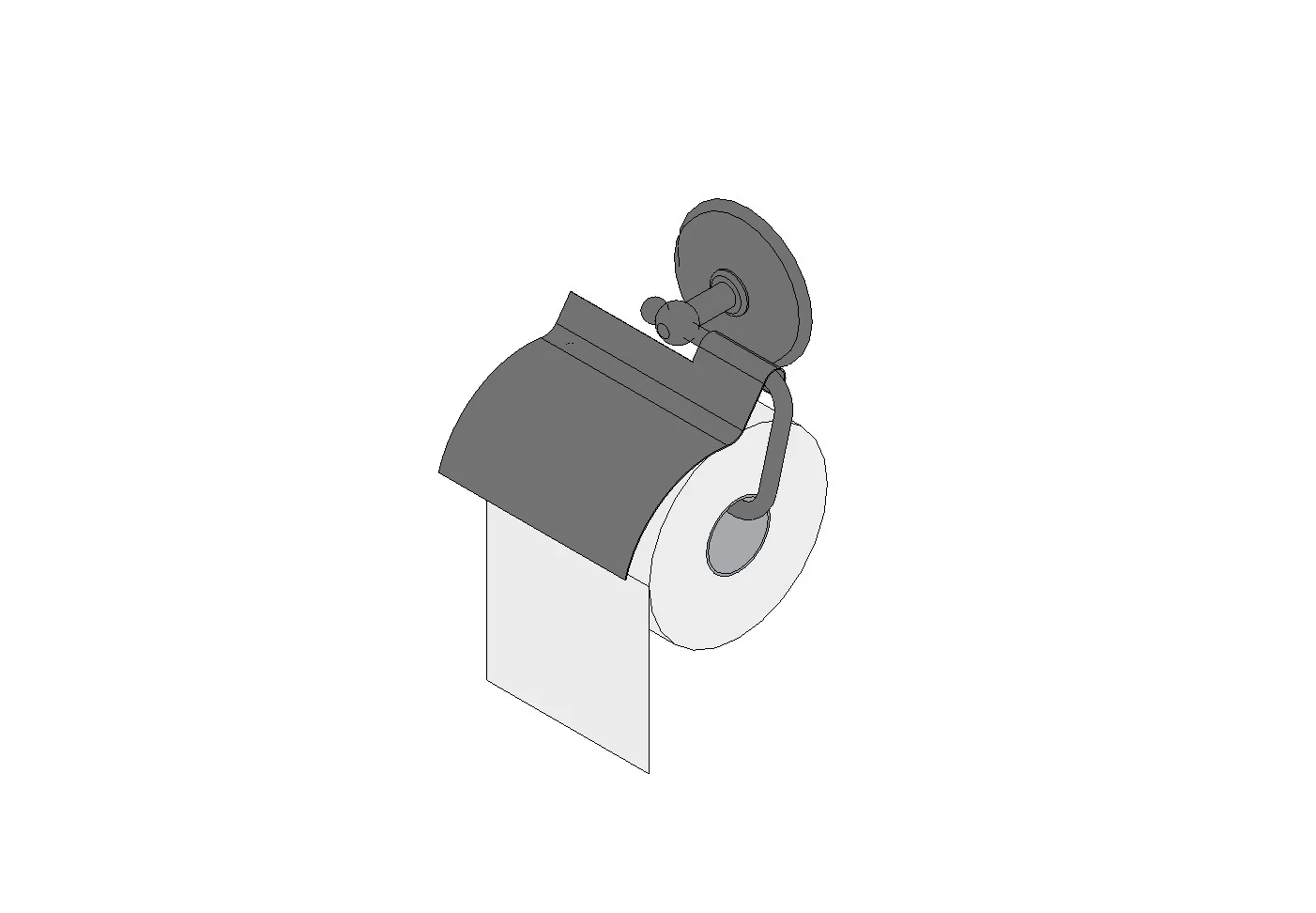 Wall Mounted Tissue Holder