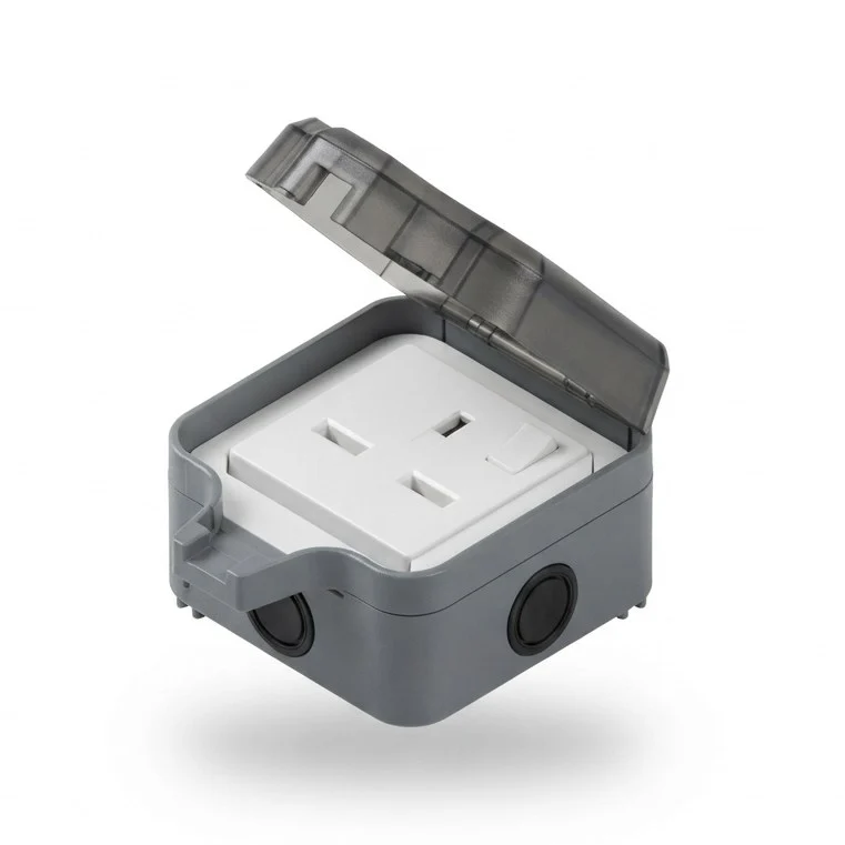 Weatherproof IP66 Electrical Socket