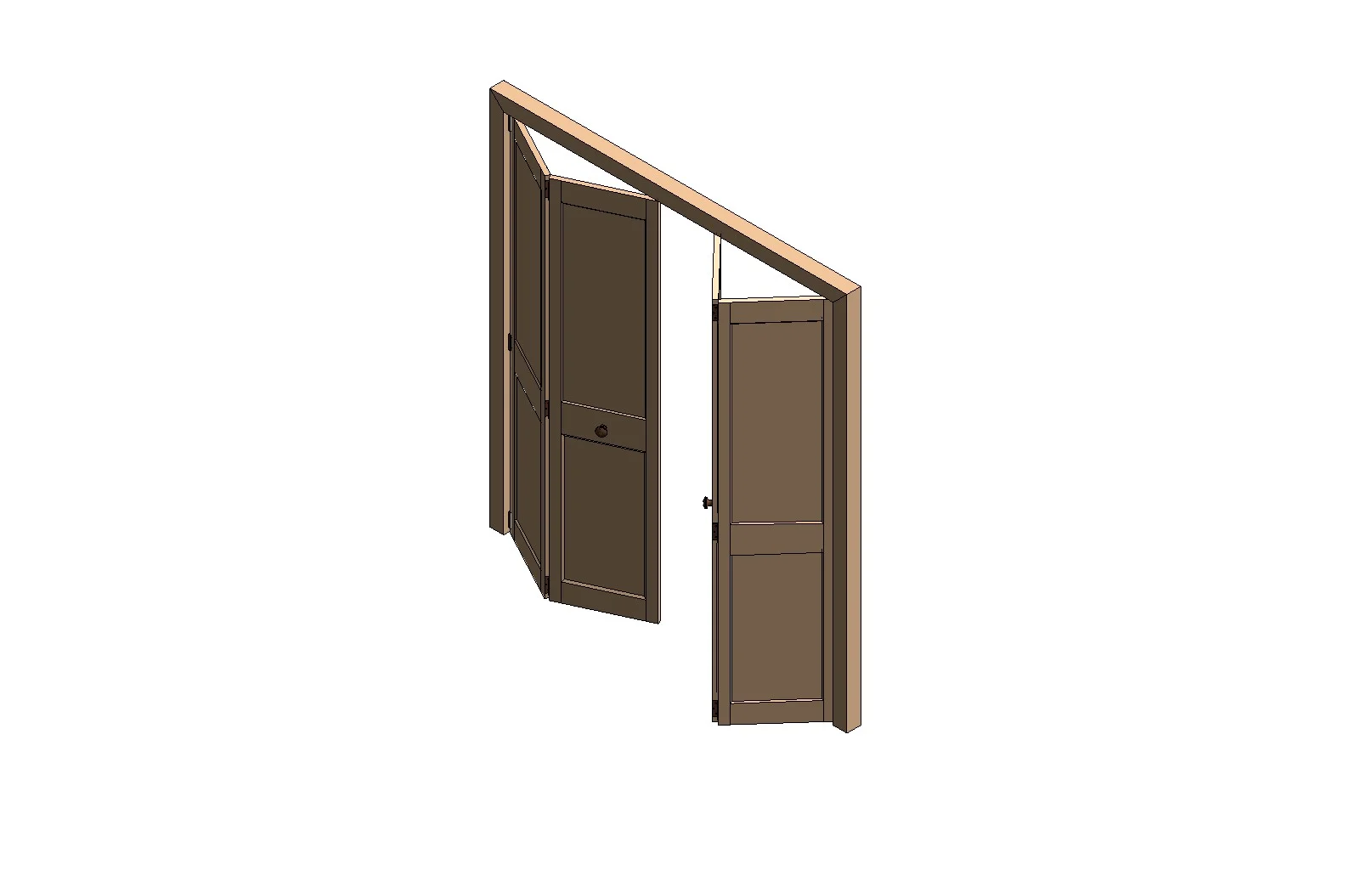 Wooden Bifold Interior Door